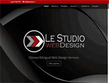 Tablet Screenshot of lestudio.ca